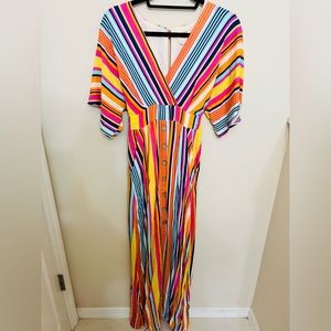 Key west Striped maxi dress